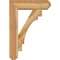 Ekena Millwork Merced Craftsman Rough Sawn Bracket w/ Offset Brace, Western Red Cedar, 8"W x 28"D x 40"H BKT0806X28X40MRC04RWR - alternate 2